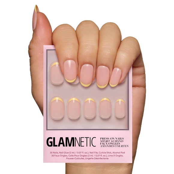 Glamnetic Press On Nails French Butter - Picture 1 of 10